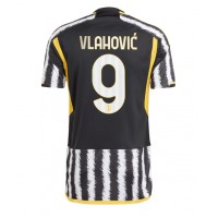Juventus Dusan Vlahovic #9 Fotballklær Hjemmedrakt 2023-24 Kortermet